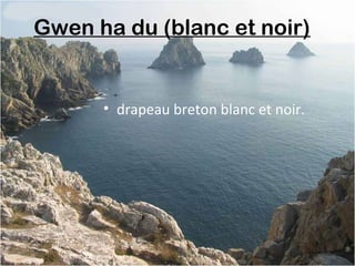 Gwen ha du (blanc et noir) 
• drapeau breton blanc et noir.
 