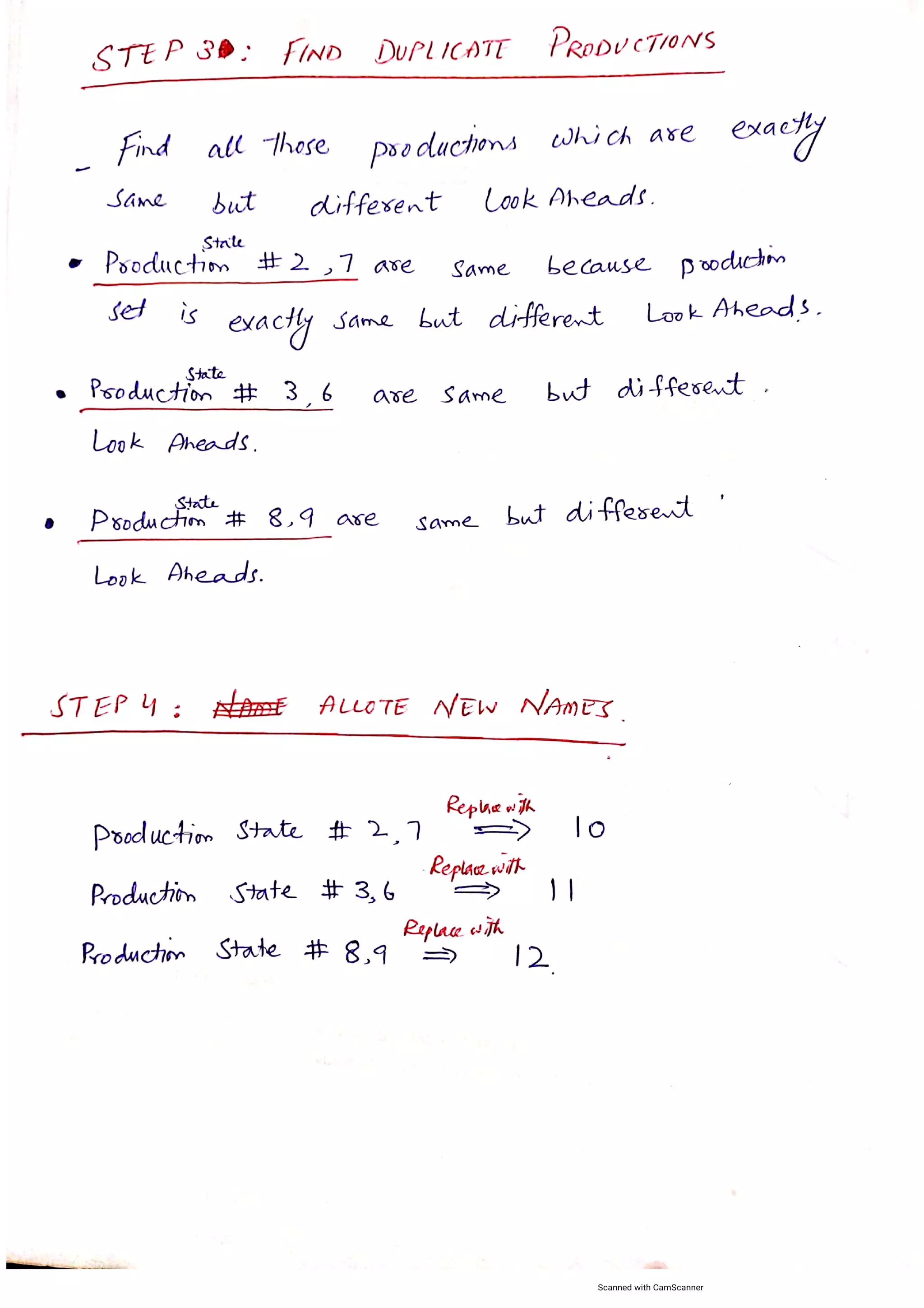 LALR(1) parser