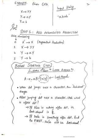 LALR(1) parser