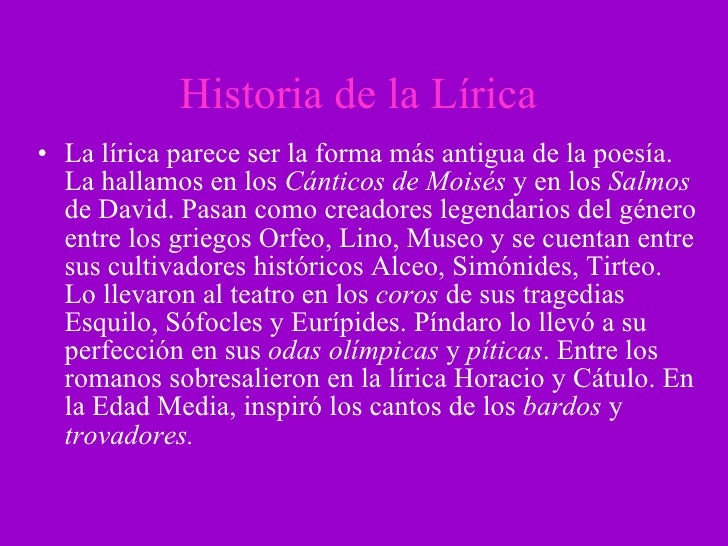 La lírica 11 4