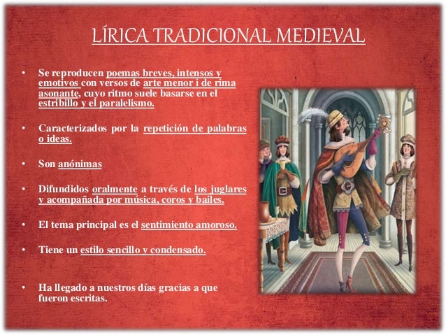 La lírica tradicional medieval castellana