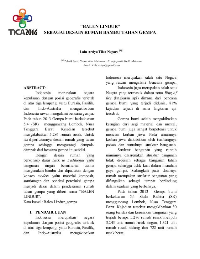 Rumah Tahan Gempa balen lindur Rumah Tahan Gempa balen lindur