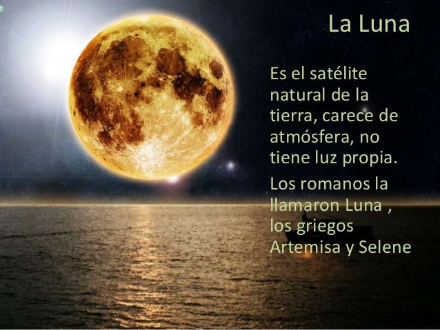 La luna. Bloque II. Geografía