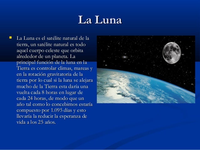 Cual Es El Unico Satelite Natural De La Tierra