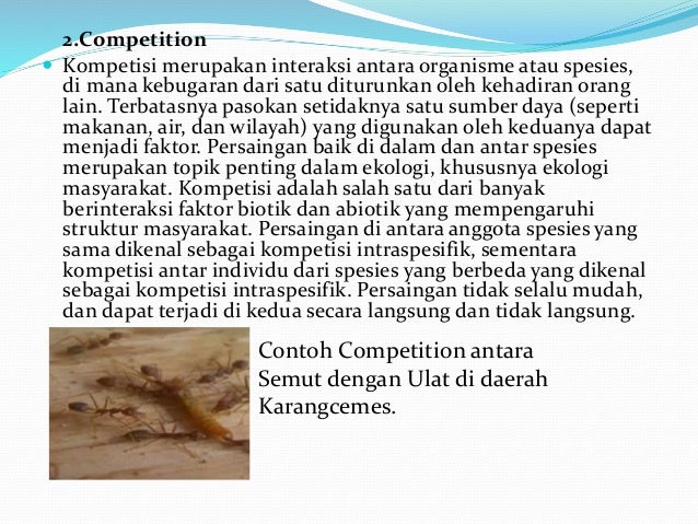 Intraksi makhluk hidup