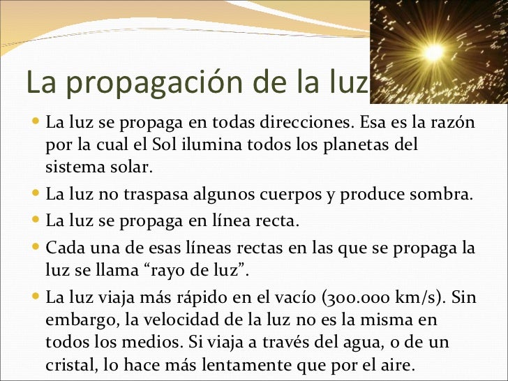 La luz