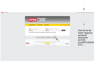 Otra forma de  hacer negocios poniendo directorios AUTOS CLASIFICADOS ETC..... 