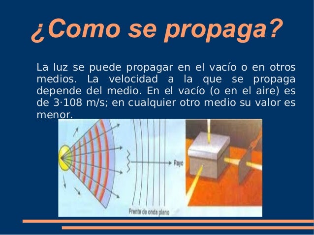 La luz y el sonido