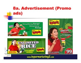 8a. Advertisement (Promo
ads)
 