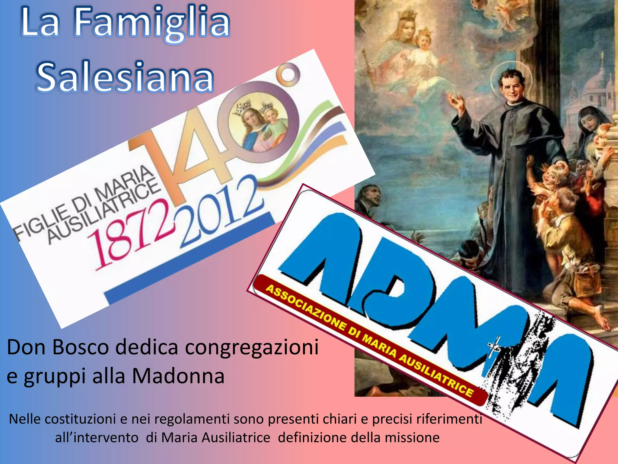 La madonna e don bosco | PPTX