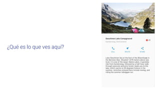 ¿Qué es lo que ves aquí?
 