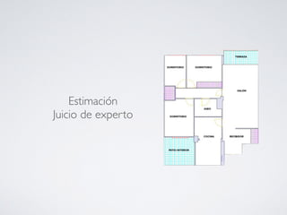 Estimación
Juicio de experto
 