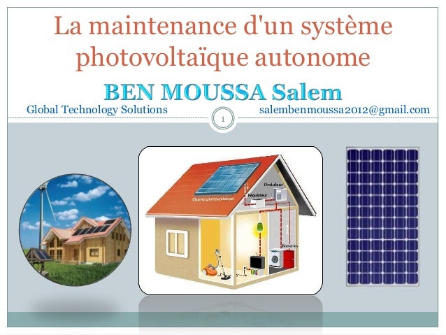 La Maintenance Dun Système Système Photovoltaique Autonome