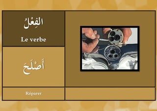 ‫ْل‬ ِ
ُ ‫الفع‬
Le verbe



‫ْح‬
َُ َ‫أَصل‬
 Réparer
 