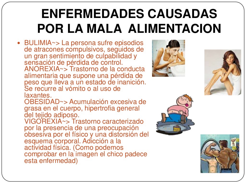 La mala alimentacion