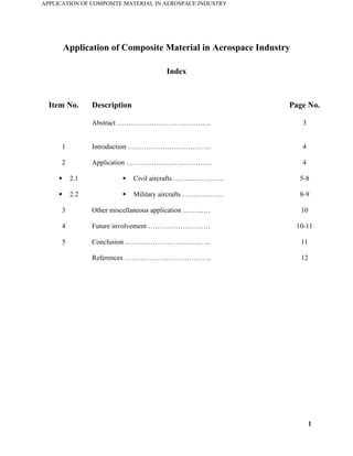 aerospace material application of industry .doc