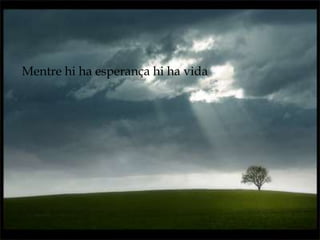 Mentre hi ha esperança hi ha vida
 