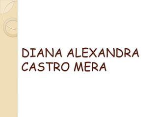 DIANA ALEXANDRA CASTRO MERA 