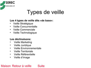 Types de veille
      Les 4 types de veille dits «de base»:
      • Veille Stratégique
      • Veille Concurrentielle
      • Veille Commerciale
      • Veille Technologique

      Les déclinaisons:
      • Veille Marketing
      • Veille Juridique
      • Veille Environnementale
      • Veille Territoriale
      • Veille Référentielle
      • Veille d’Image


Maison Retour à veille       Suite
 