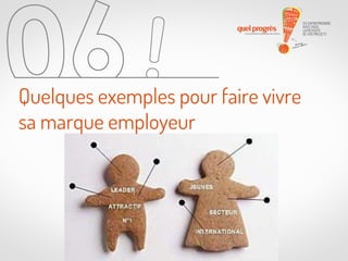 Quelques exemples pour faire vivre
sa marque employeur

 
