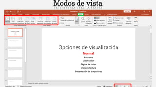Modos de vista
 