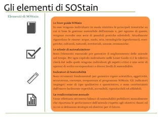 Gli elementi di SOStain,? anche da se
stesa.
 
