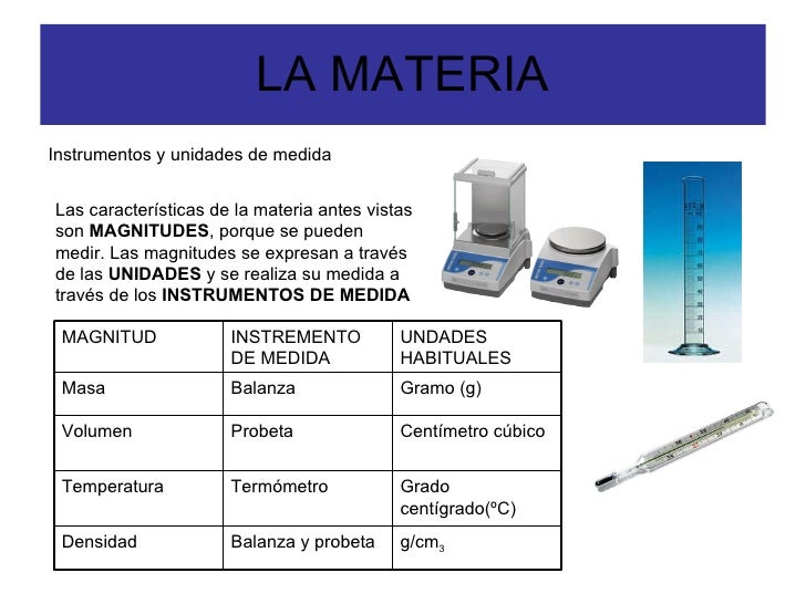 La materia