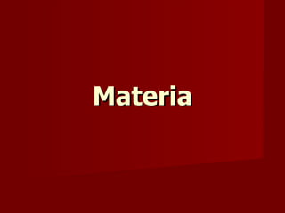 Materia 