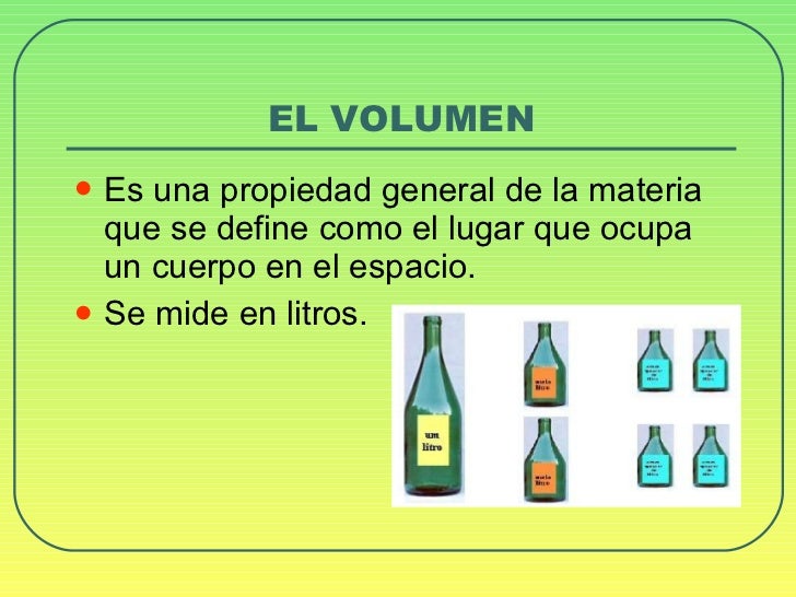 La materia La materia
