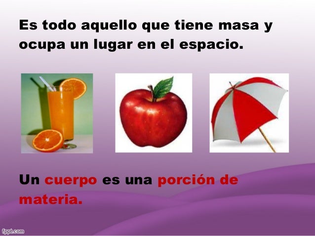 La materia