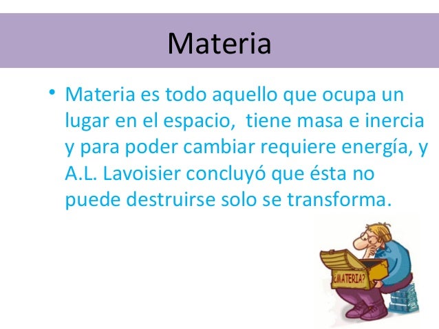 La materia ver 13