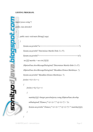 La matif2  pert 3 sonityo