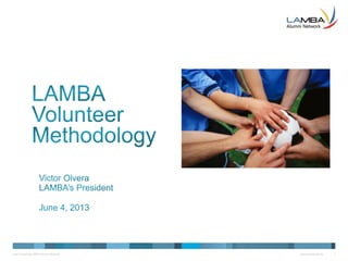 Latin American MBA Alumni Network www.lambanet.ca 1
 