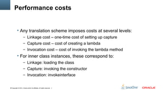 Performance costs


            Any translation scheme imposes costs at several levels:
                      – Linkage c...