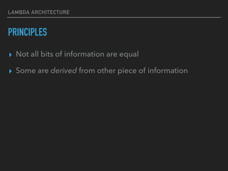 Lambda architecture | PDF