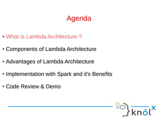 Lambda Architecture with Spark | ODP