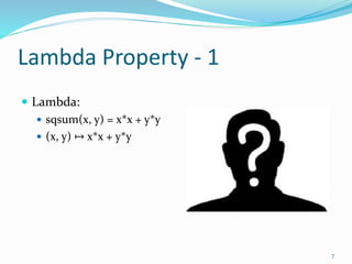 lambda calculus for dummies: what is a lambda... Lambda calculus | PPTX