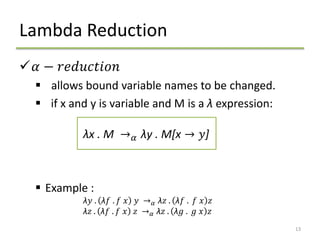 Lambda Calculus | PPTX