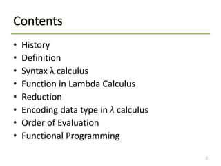 Introduction to Lambda Calculus