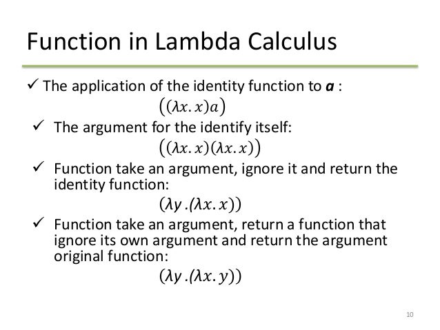 lambda calculus