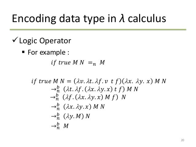 Lambda Calculus