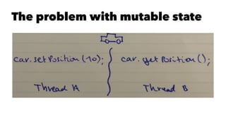The problem with mutable state
 