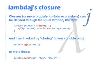 No more loops with lambdaj