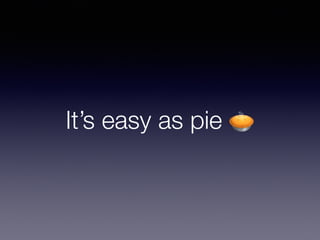 It’s easy as pie 🥧
 