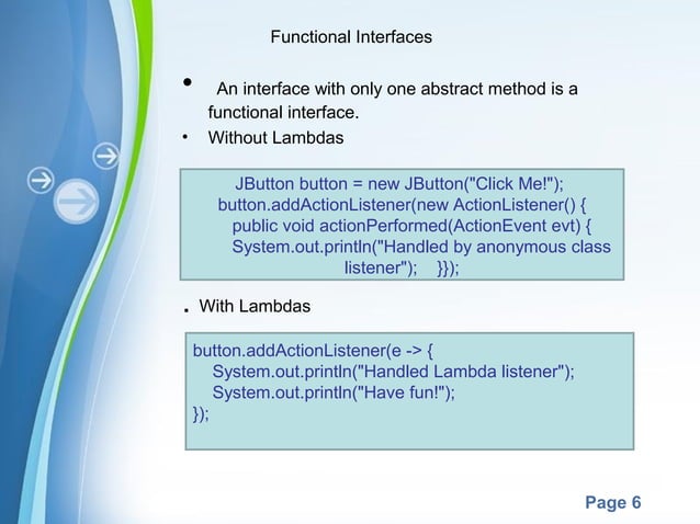 Lambdas | PPT