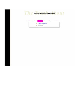 The Truth about Lambdas and Closures in PHP