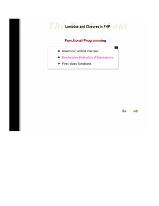 The Truth about Lambdas and Closures in PHP