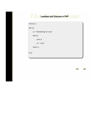 The Truth about Lambdas and Closures in PHP