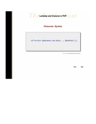 The Truth about Lambdas and Closures in PHP