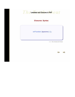 The Truth about Lambdas and Closures in PHP
